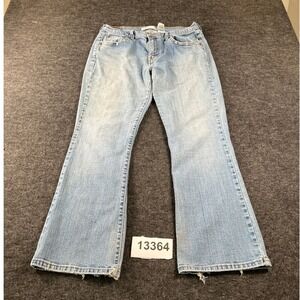 Vintage Levi's 515 Boot Cut Jeans Women 12S Blue Good Y2K Batwing Stretch Denim